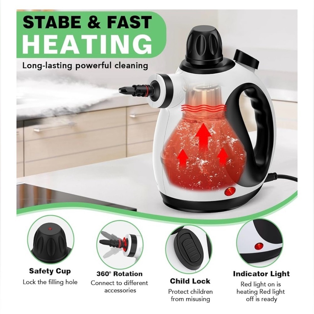 Pressurized Handheld Steam Cleaner - Picture 5 of 8